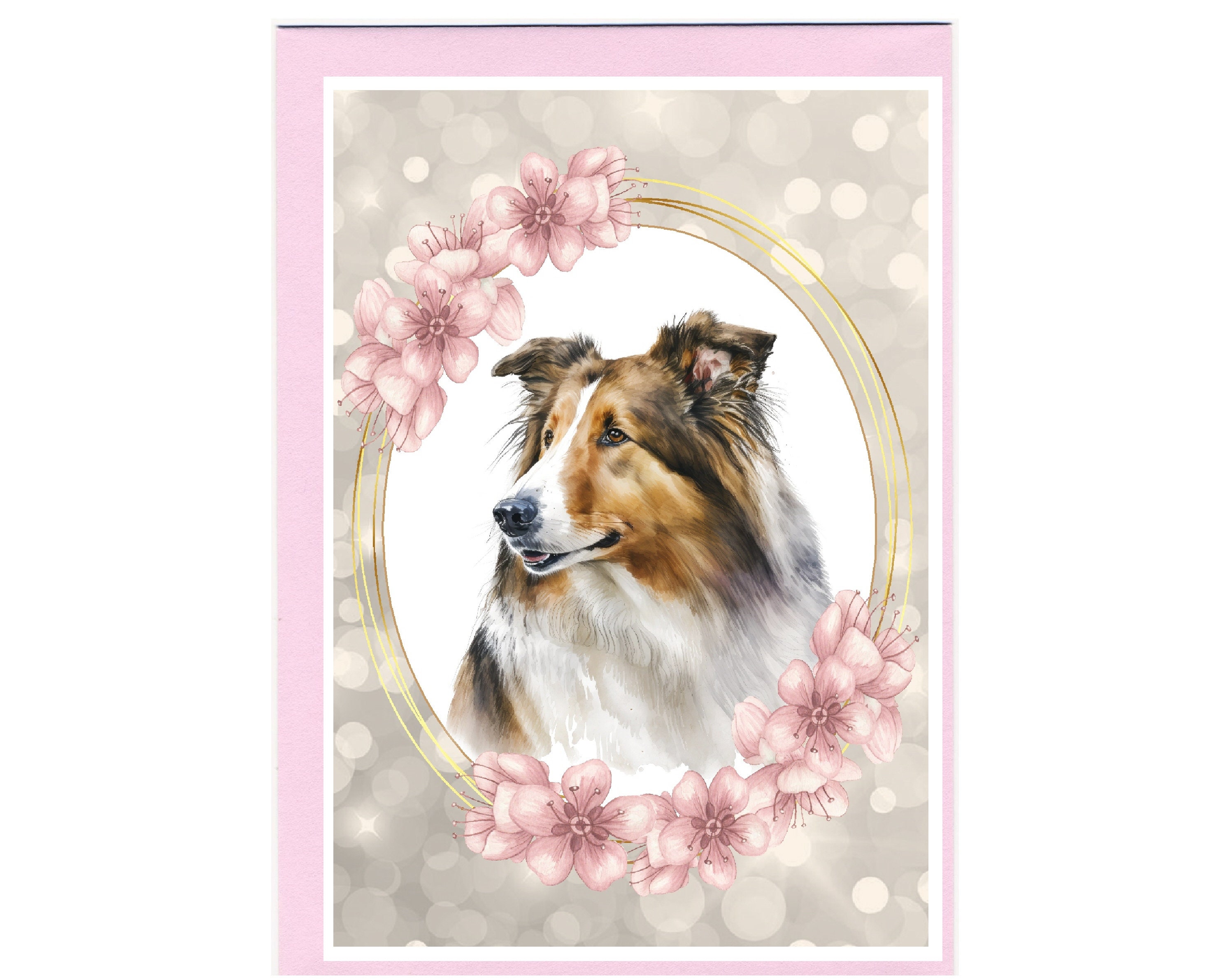 Magnet & Sticker - Lassie Dog - 6″ x 5″