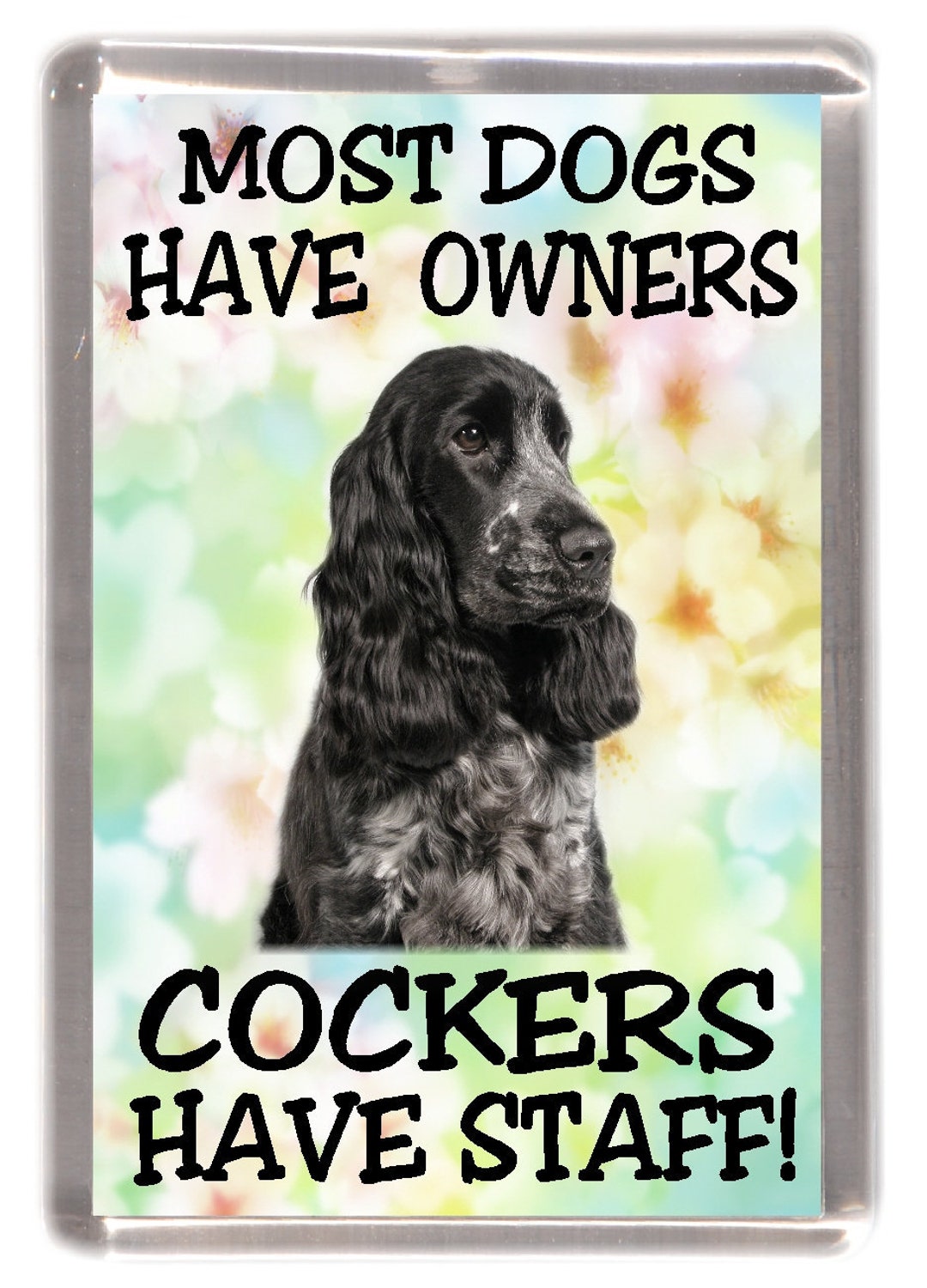 Cocker Spaniel (Blue Roan) Kühlschrankmagnet