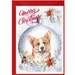 Tarjeta Navideña De Corgi – Tamaño A6 (4x6 Pulgadas) Interior En Blanco – Por Starprint