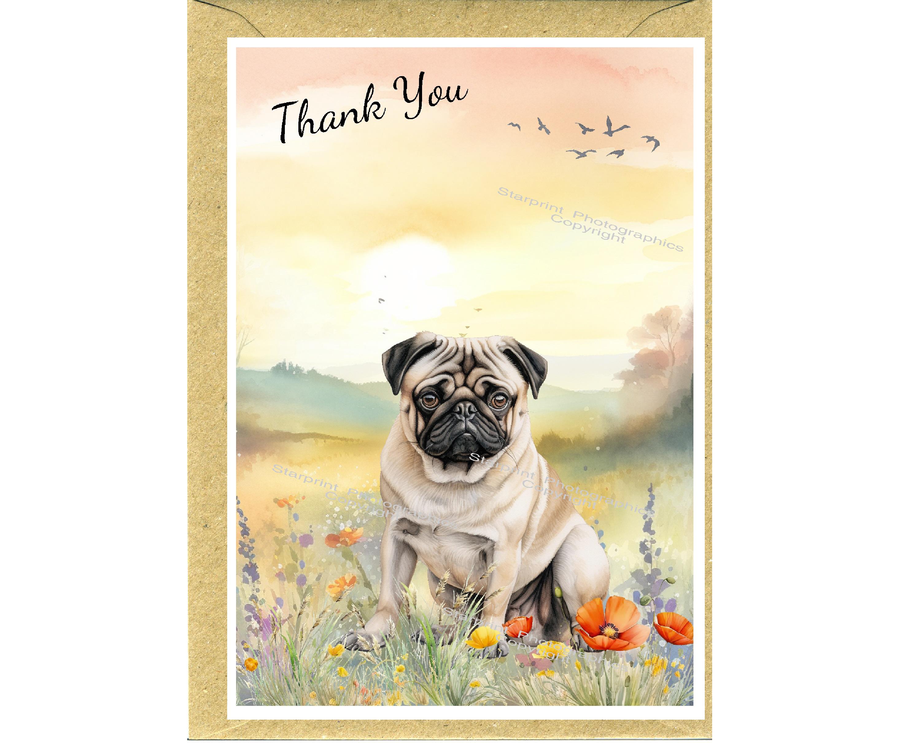 Biglietti di ringraziamento con stampa di cuccioli di Corgi, con buste, 10 x 15 cm, perfetti per inviti di ringraziamento