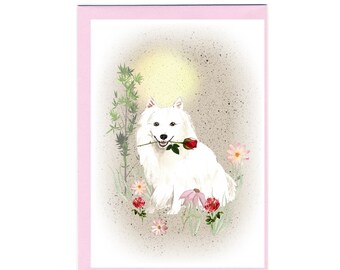Blank Card ideal Mothers Day 4"x 6" Valentines etc. Cairn Terrier Dog Blank Card ideal Mothers Day 4"x 6" Valentines etc. Cairn Terrier Dog