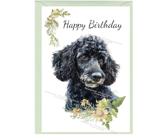 Poodle Umbrella - Black Toy Auto Open Poodle Umbrella - Black Toy Auto Open