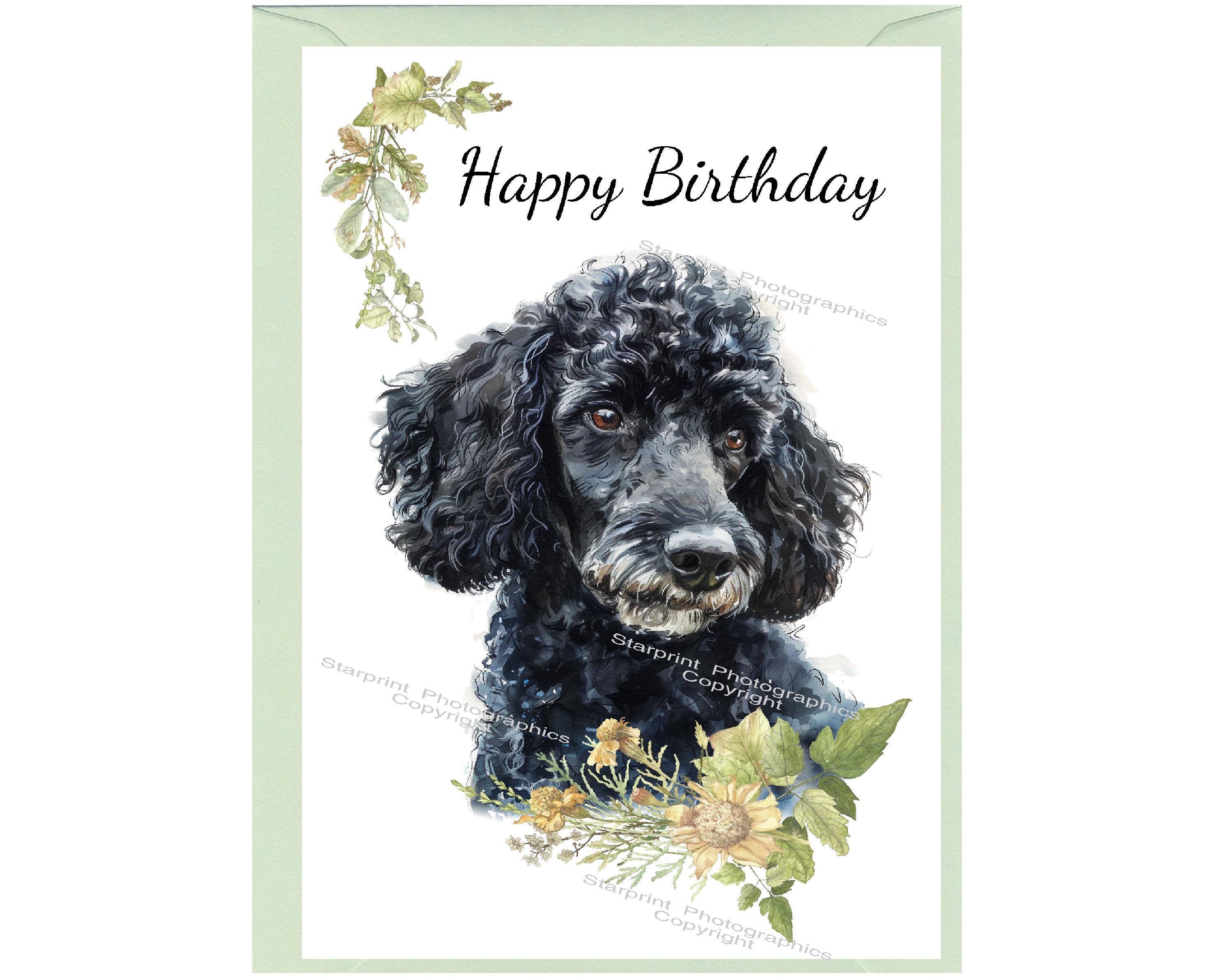 Biglietto di auguri per il compleanno del Lagotto Romagnolo: auguri per gli amanti dei cani - Italia