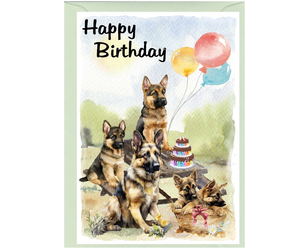 Old English Co. - Tarjeta De Cumpleaños Con Diseño De Perro