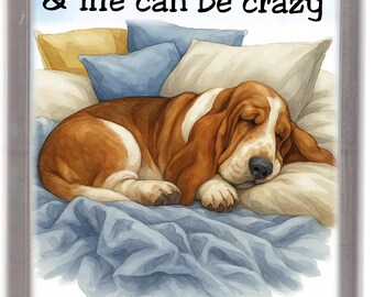 Basset Hound Dog Fridge Magnet – Dog Lover Gift - Etsy