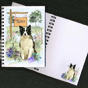 Hunde Notizbuch / Notizblock mit Hundemotiv “Landschaft, Gärtner” mit Motiven auf jeder Seite