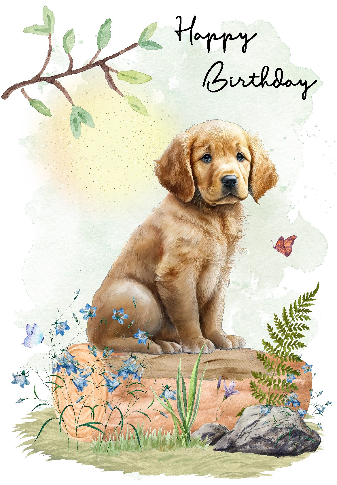 Birthday golden store retriever