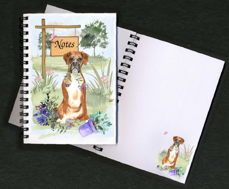 Boxer Notebook with 30 pages makes a great gift
