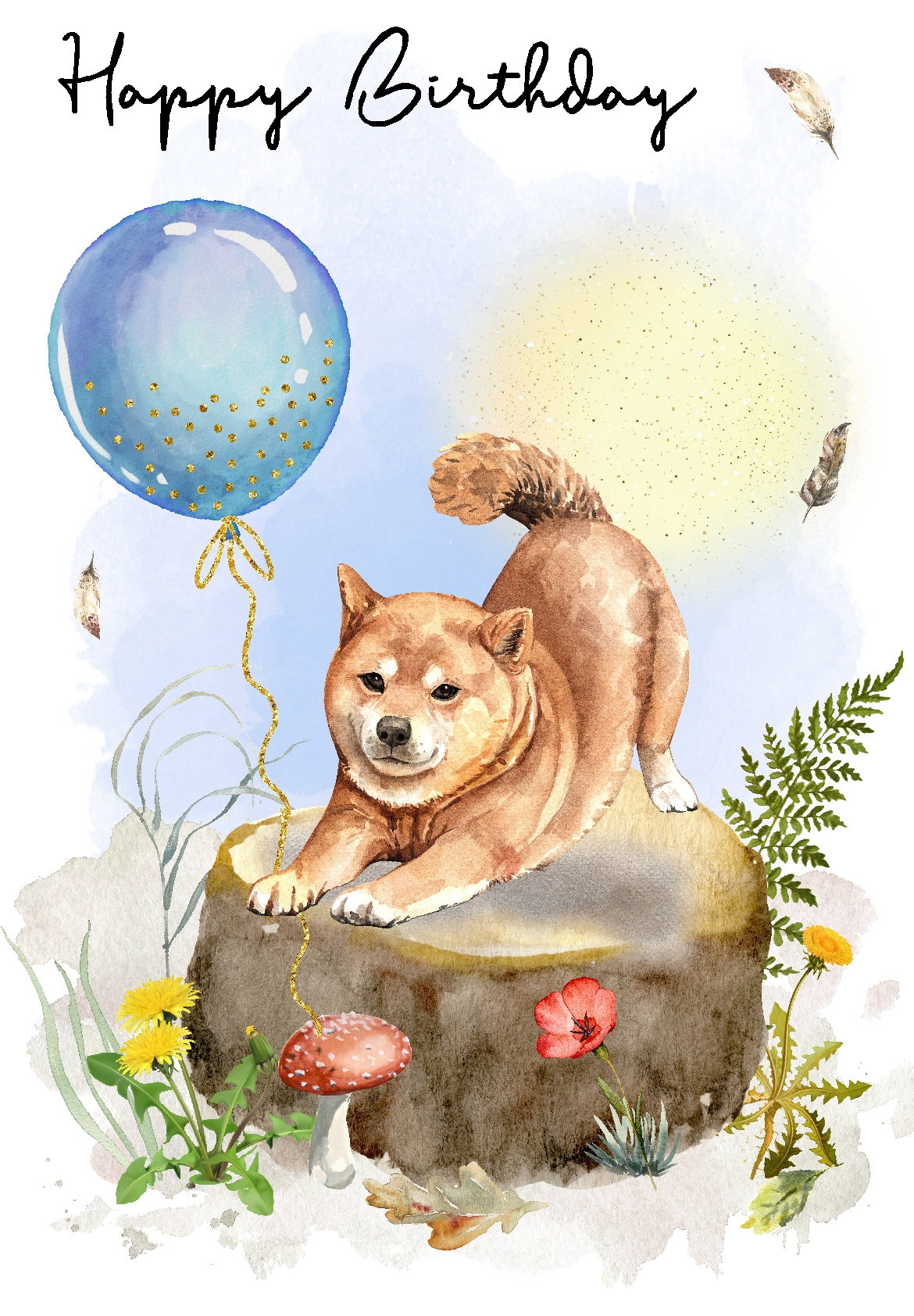 Woodland Animals Happy Birthday Pop-Up Card - View #5