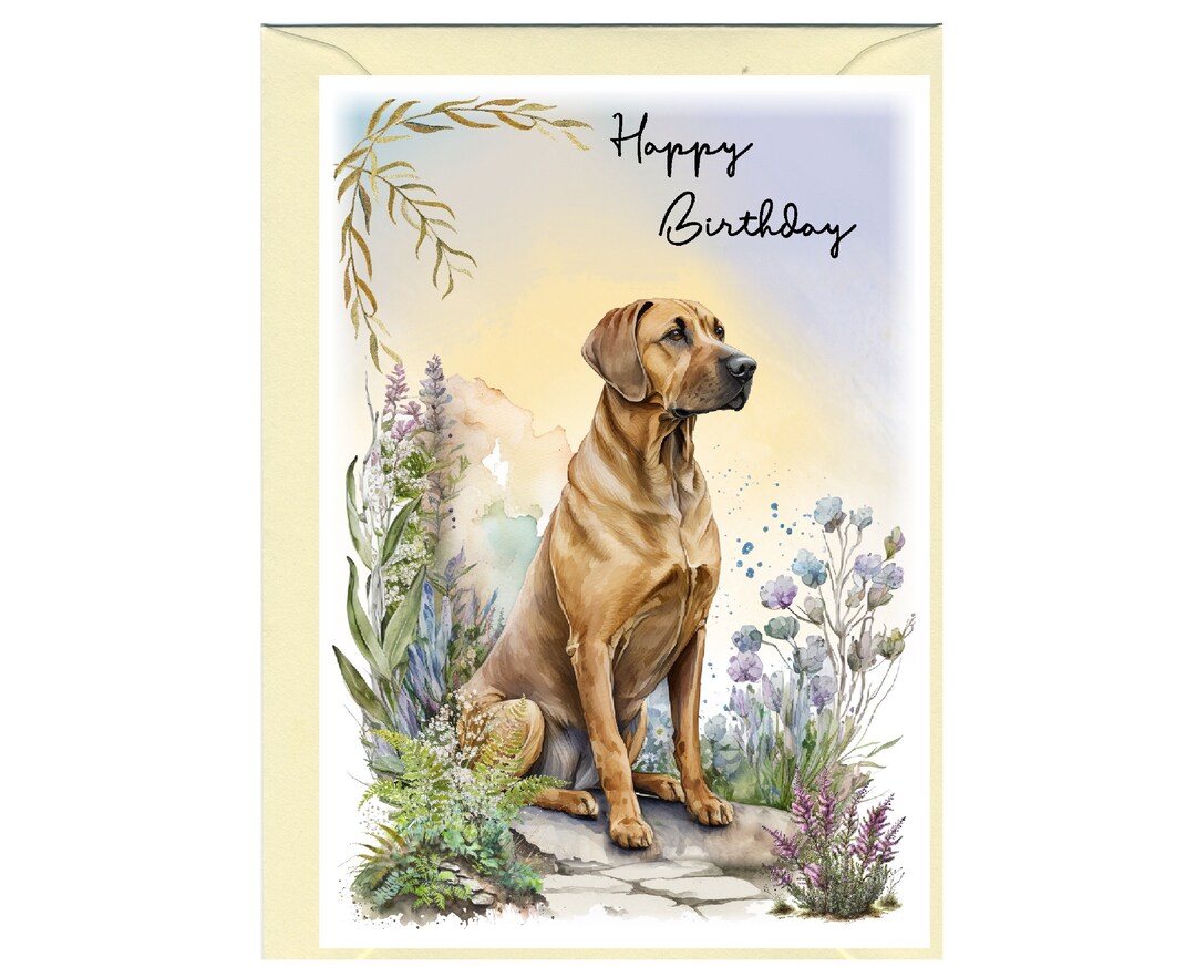 Rhodesian Ridgeback Dog 