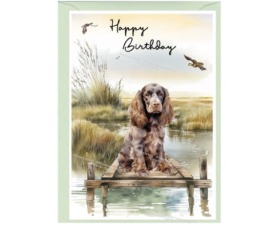 Biglietto di auguri Cocker Spaniel