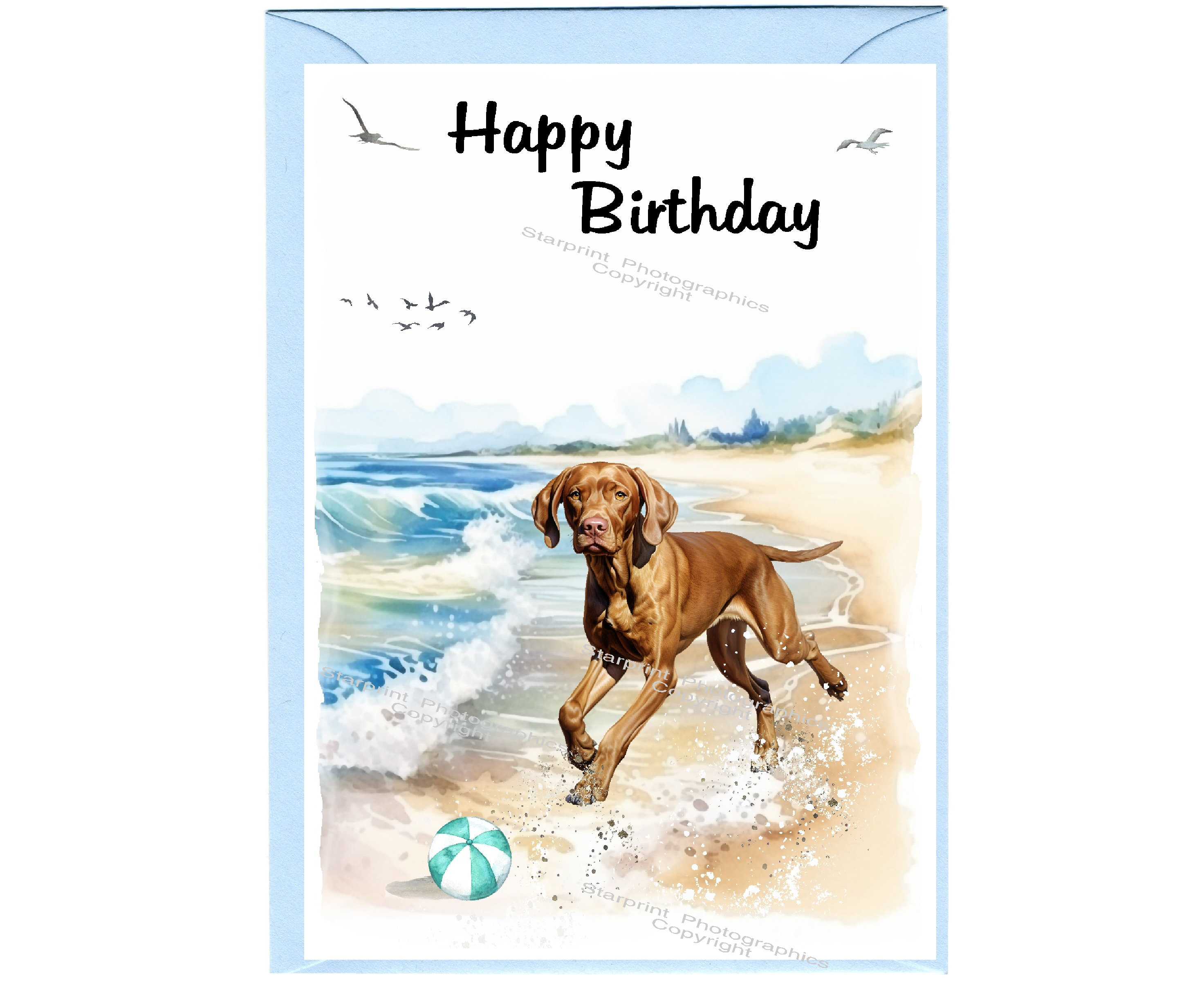Happy Birthday Karte Für Ihn – Hund & Wander-Motiv Mit Silberfolie, Elegant & Persönlich