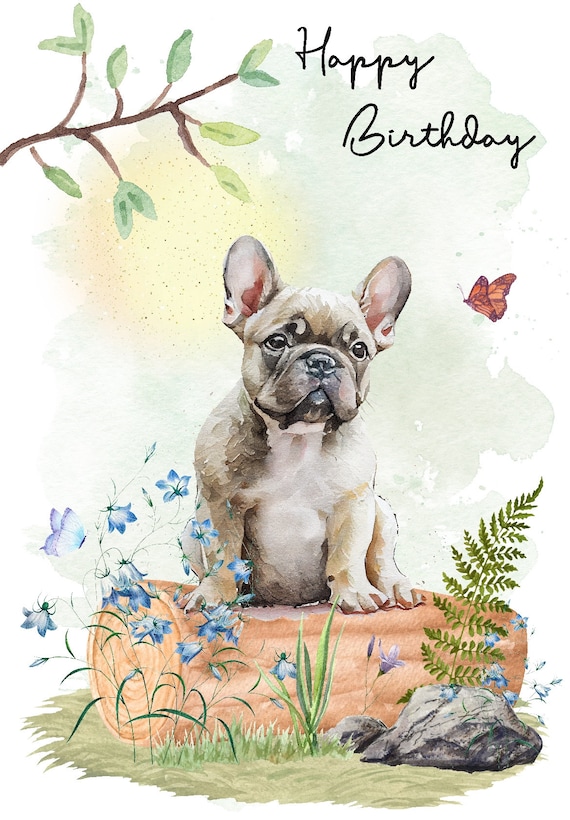 Staffordshire Bull Terrier (Black) Dog Gift-a-Card – Size 145mm X 145mm – Car Pets – Gifts For Dog And Cat Lovers