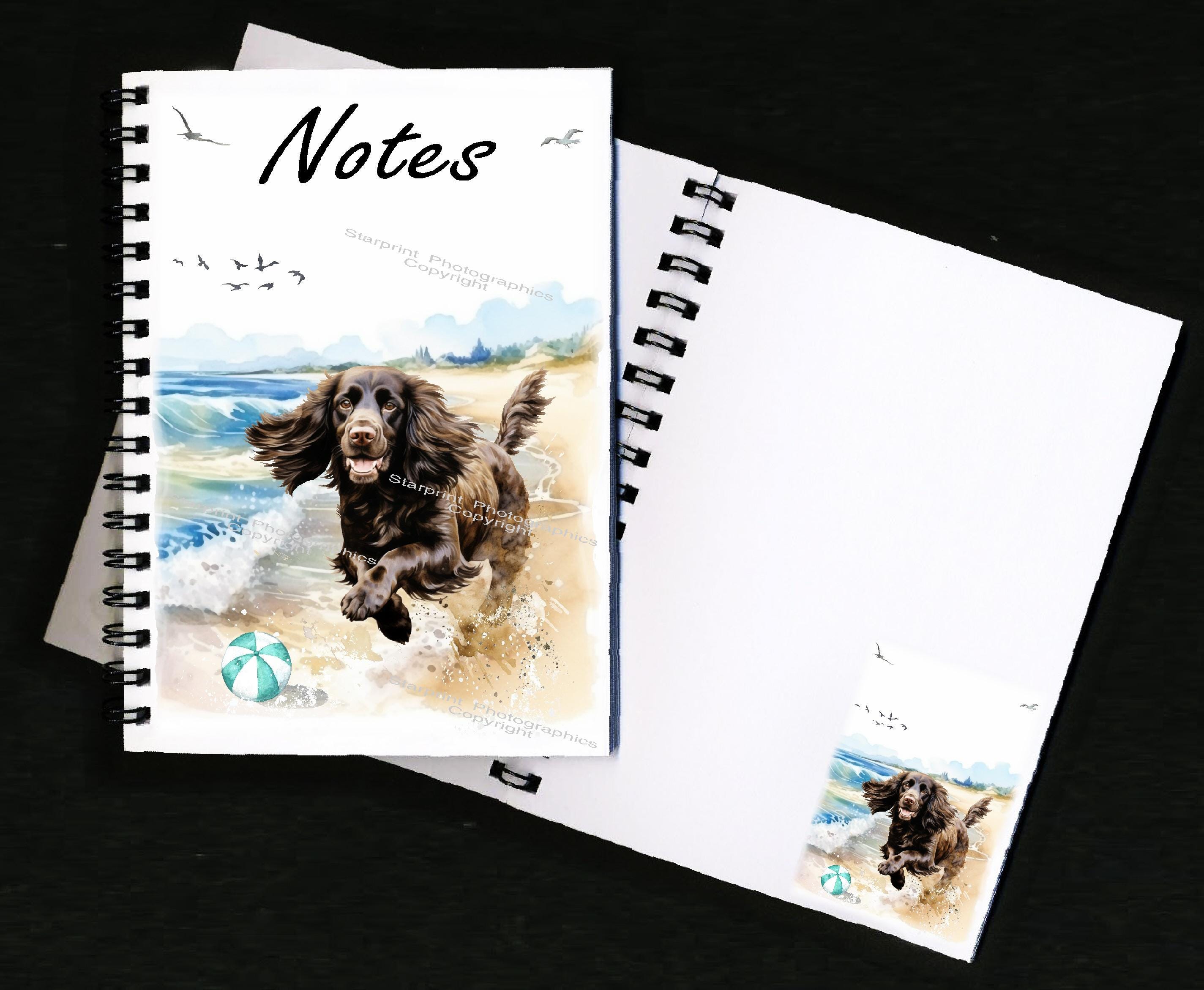 Cocker Spaniel Notebook Working Cocker Spaniel (brown) Dog Notebook / Notepad With Small ...