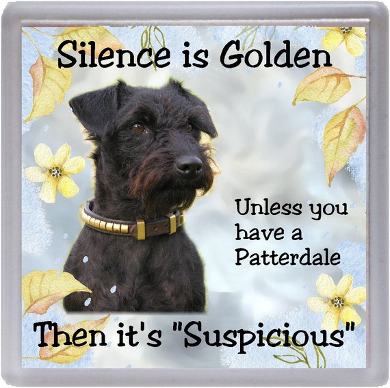 patterdale terrier keyring