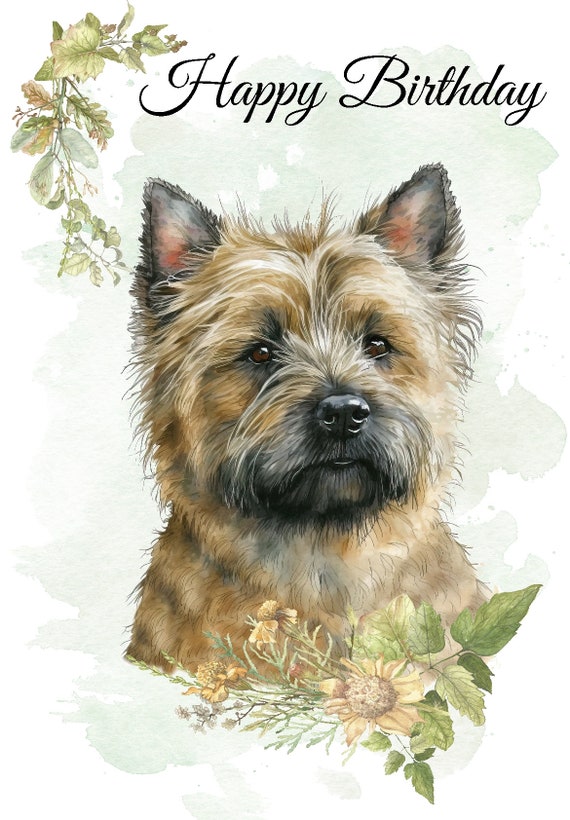 Cairn Terrier Umbrella - Black Cairn Terrier Umbrella - Black