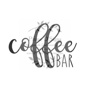 Coffee Bar SVG - Coffee SVG - Bar SVG