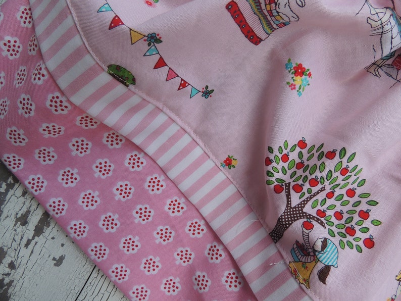 Vintage Style Apple Trees and Friends Dress