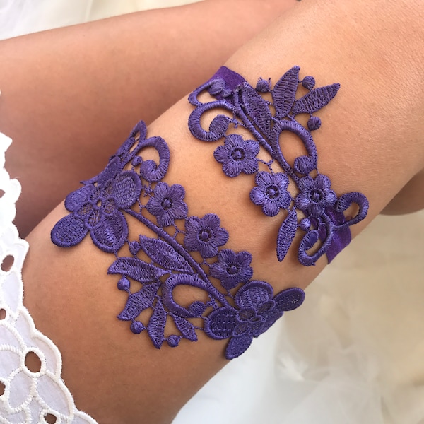 Grape Purple Pant style Straight Butterfly Net