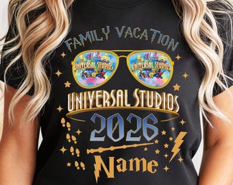 Universal Studios Family Vacation 2026 Custom Matching Shirts