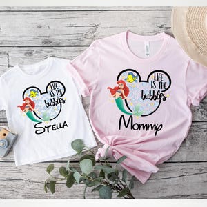 Disney Ariel Custom Shirt, Princess Ariel Birthday Shirt, Disney Princess Ariel Shirt, Personalized Princess Shirt, Custom Mermaid ShirtD525