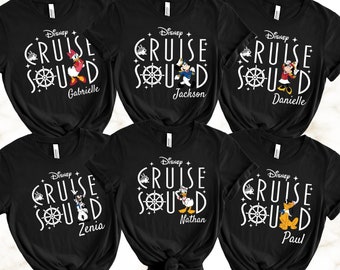 Custom Disney Cruise Shirts 2025, Disney Let&#39;s Cruise Shirts, Disney Family Matching Shirt, Disney Squad Shirt, Disney Cruise Vacation Shirt