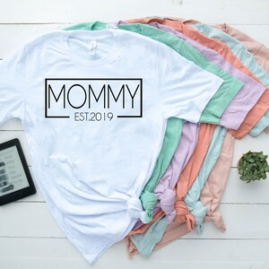 Mommy and Daddy Shirt Mom and Dad Shirts New Mom Shirt New Dad Shirt Pregnancy Reveal Shirt Pregnancy Announcement Shirts D317 image 3