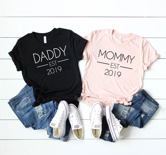 Daddy Est. 2019 - New Dad To Be 2019 Pregnancy Announcement Daddy Est. 2019 - New Dad To Be 2019 Pregnancy Announcement