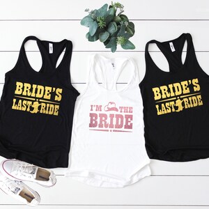 Nashville Bachelorette Party Shirts: Bride&#39;s Last Ride T-Shirts