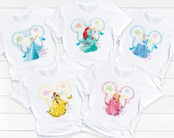 Disney Princess Shirt, Custom Disney Princess Shirt, Princess Shirt, Princess Cinderella Shirt, Snow White Shirt, Princess Moana Shirt d6