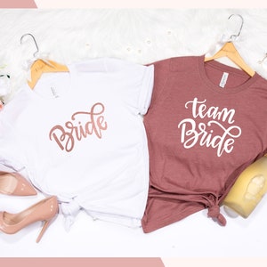 Bachelorette Shirts, Team Bride Shirts, Bridesmaid Shirt, Bride Shirt, Bride Shirts, Bridesmaid Proposal, Wedding Party TShirts D75