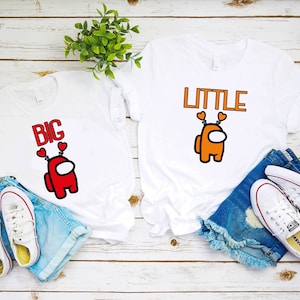 Großes kleines Shirt, Sorority Shirt, Sorority Tank Top, großes kleines Geschenk, große kleine Enthüllung, Sorority Geschenk, Sorority enthüllen Party Shirts B100