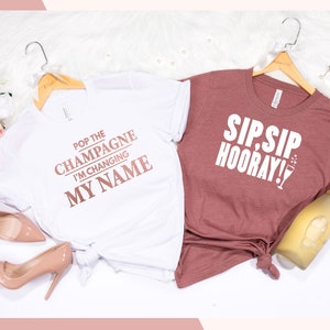 Bachelorette Party Shirts: Bride & Bridesmaid Matching Tees