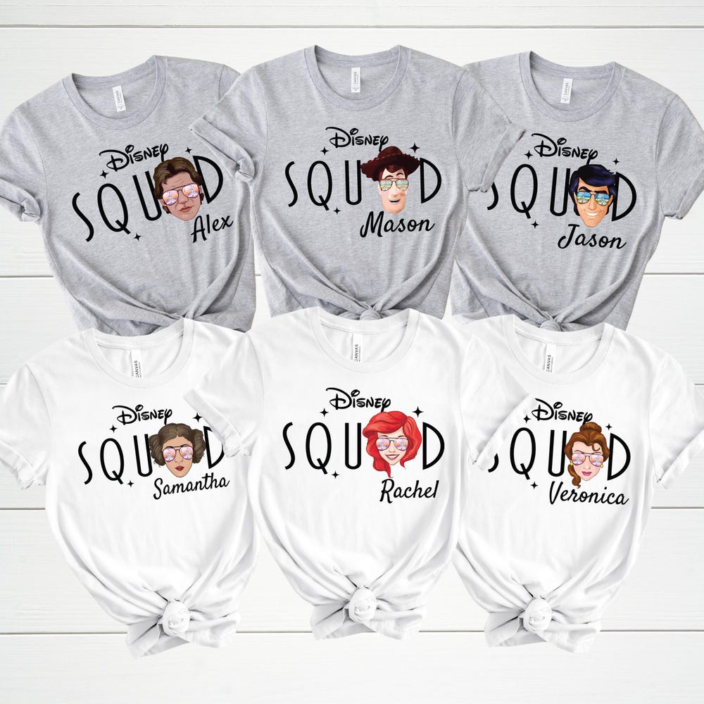 Disney Shirts, Family Disney Shirts, Disneyworld Shirts, Disneyland Shirt, Disney Vacation Shirts, Custom Family Shirts, Disney Squad Shirts Teewhiz