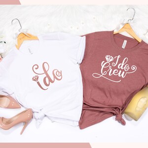 Bachelorette Party Shirts: Bridal Party &#39;I Do Crew&#39; Shirt Set