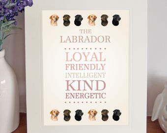 Thank You FROM THE DOG 8 x 10 Picture//10x8 Print Novelty Gift Labrador Yellow