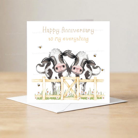 Biglietto D'anniversario Con Gufo E Scritta 'Always Love You', 145x145 Mm, Carta FSC Riciclata