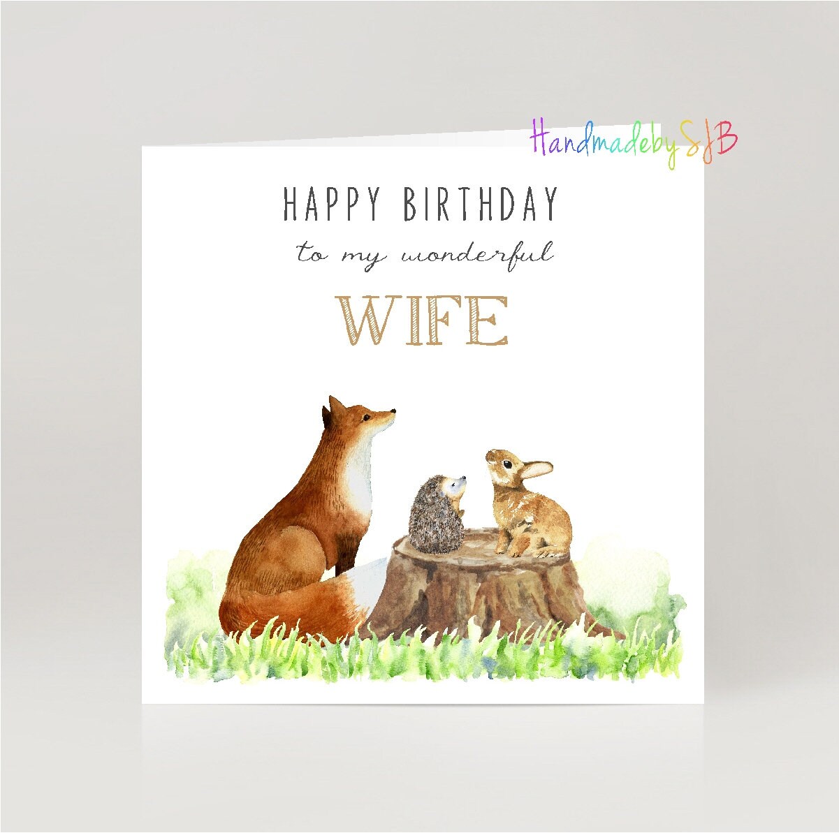 Birthday Card Thank You Card Hedgehog Greeting Card Greeting Card Card Blank Inside Hedgehog Card Rodent Card Animal Card