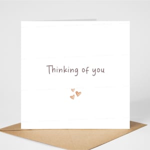 Carte de sympathie, une simple carte de deuil, carte de condoléances, désolé pour votre perte, carte de perte d'animal de compagnie, amitié, carte de soutien, 6 x 6 po