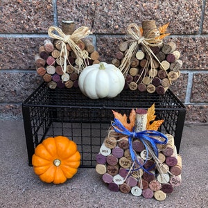 Decorative Cork Pumpkin