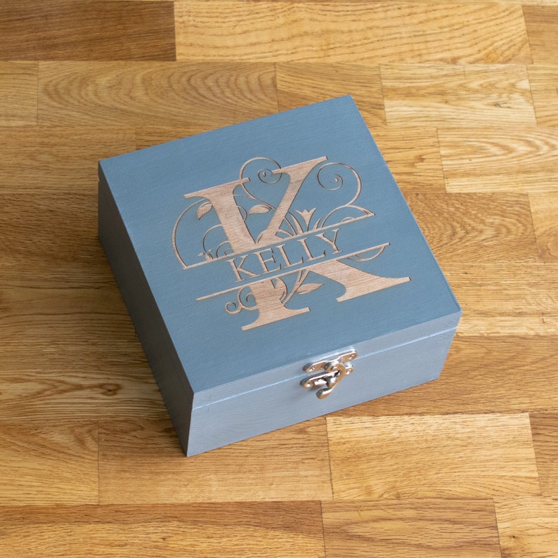 Wooden Keepsake Box Engraved Box Wooden Keepsake Memory Box Etsy