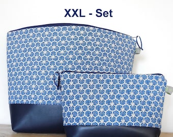 XXL women's toiletry bag set with 4 inner pockets, large women's toiletry bag, large women's toiletry bag, women's toiletry bag, gift for her
