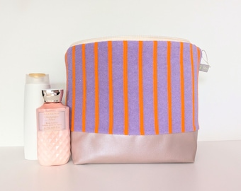 XXL toiletry bag with 4 inner pockets//XXL large toiletry bag//Large women's toiletry bag//Women's toiletry bag//Gift for her