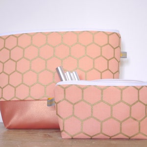 Kulturbeutel XXL Set Damen, Kosmetiktaschen Set vegan, sehr große Kulturtasche