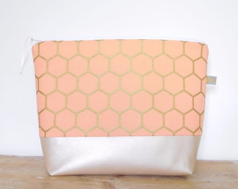 XXL women's toiletry bag with 4 inner pockets/ XXL women's large toiletry bag//Large women's toiletry bag//Women's toiletry bag// Gift for her