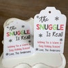 The Snuggle is Real Christmas Blanket Gift Tag Printable Editable ...