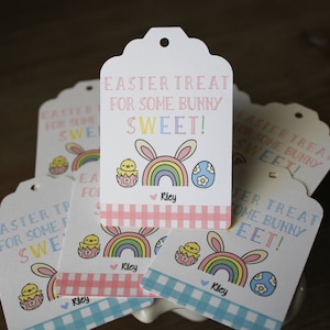 Easter Favor Tags • Happy Easter • Groovy Easter Gift Tags • Easter ...