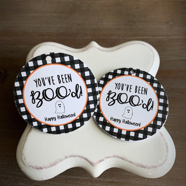 You’ve been Boo’d • Halloween tags • Trick or Treat tags