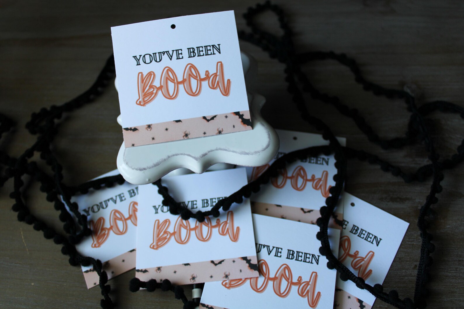 You've Been Boo'd Gift Tags - Digital Version | Boo Basket Tag | Pink ...