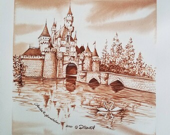 Swans at the Castle